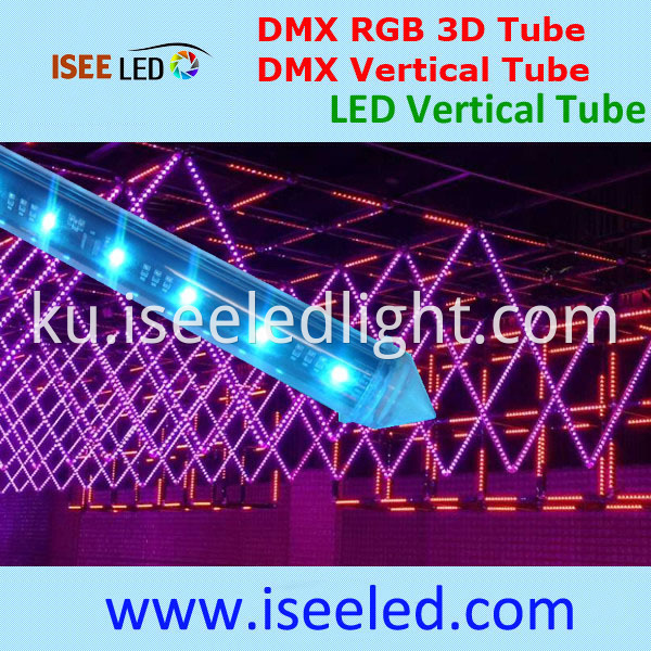 RGB DMX512 LED 3D Tube